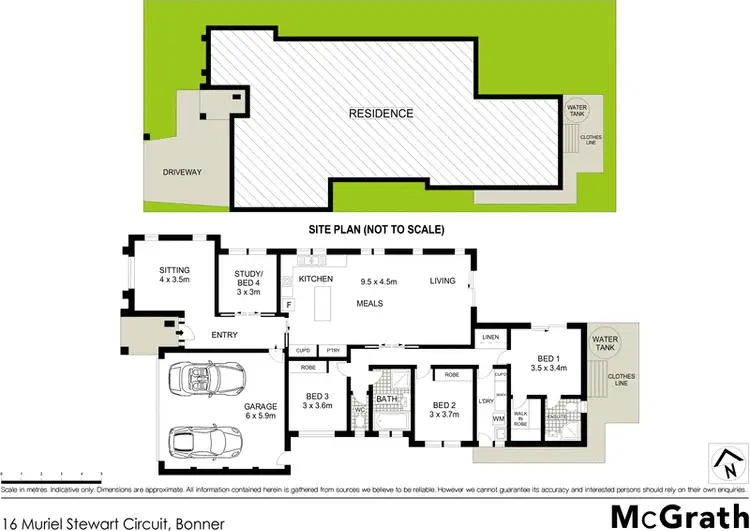 Floorplan of Homely house listing, 16 Muriel Stewart Circuit, Bonner ACT 2914