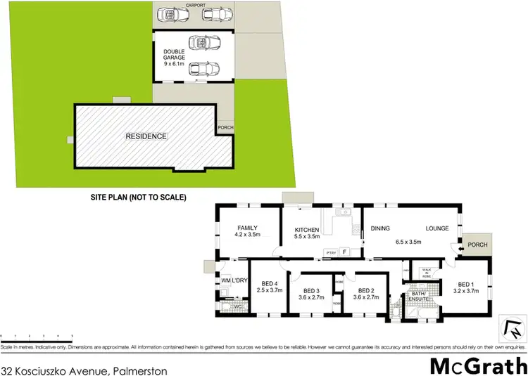 Floorplan of Homely house listing, 32 Kosciuszko Avenue, Palmerston ACT 2913