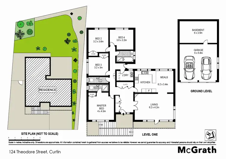 Floorplan of Homely house listing, 124 Theodore Street, Curtin ACT 2605