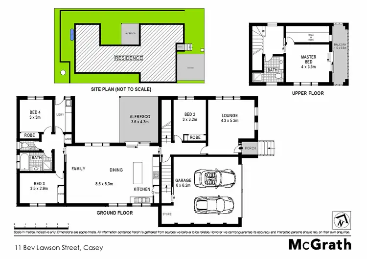 Floorplan of Homely house listing, 11 Bev Lawson Street, Casey ACT 2913