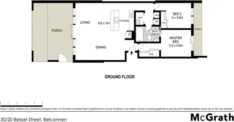 Floorplan of Homely apartment listing, 30/20 Beissel Street, Belconnen ACT 2617