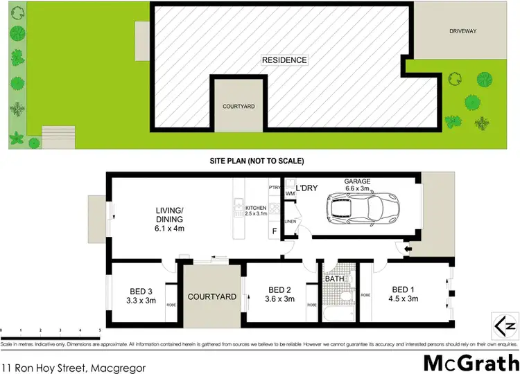 Floorplan of Homely house listing, 11 Ron Hoy Street, Macgregor ACT 2615