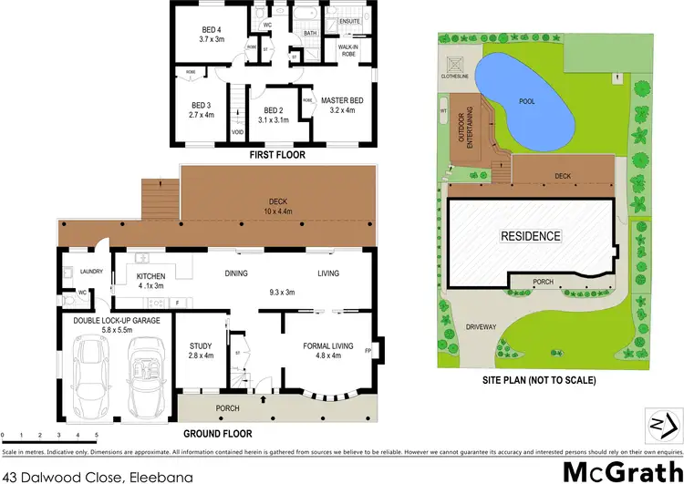 Floorplan of Homely house listing, 43 Dalwood Close, Eleebana NSW 2282