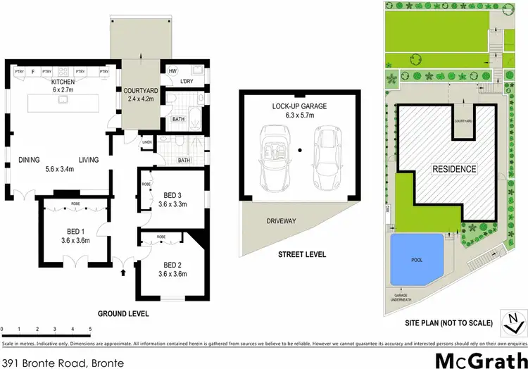 Floorplan of Homely house listing, 391 Bronte Road, Bronte NSW 2024