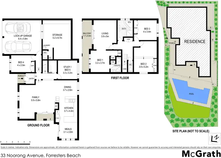 Floorplan of Homely house listing, 33 Noorong Avenue, Forresters Beach NSW 2260