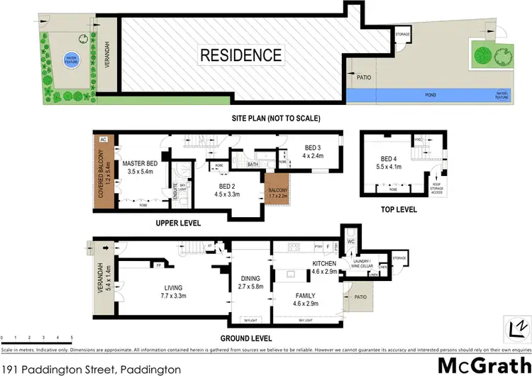 Floorplan of Homely house listing, 191 Paddington Street, Paddington NSW 2021