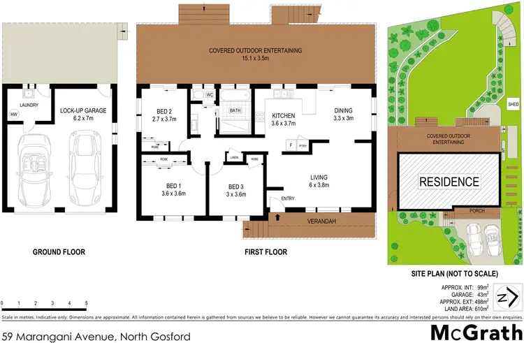 Floorplan of Homely house listing, 59 Marangani Avenue, North Gosford NSW 2250