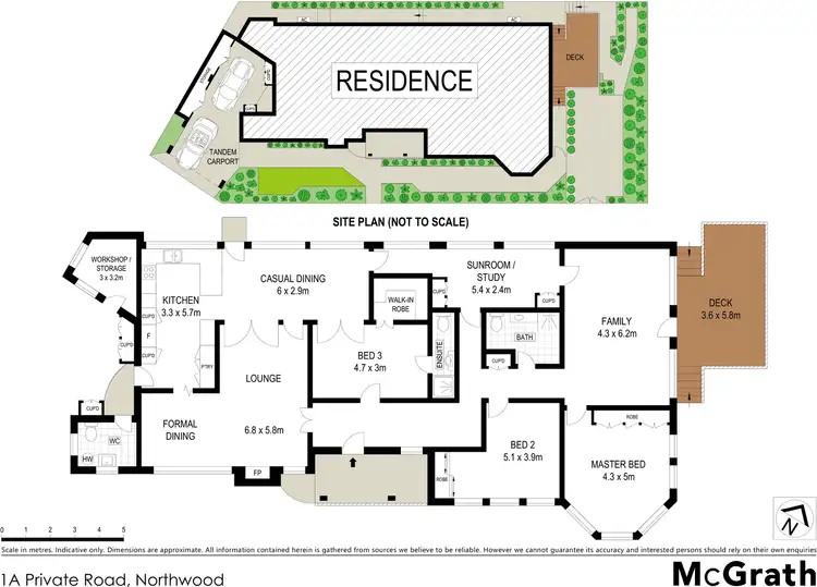 Floorplan of Homely house listing, 1A Private Road, Northwood NSW 2066