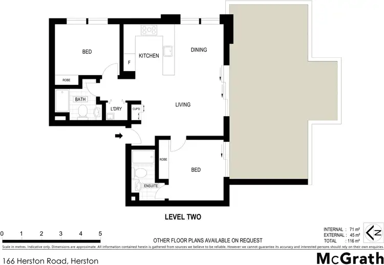 Floorplan of Homely apartment listing, 11/166 Herston Road, Herston QLD 4006