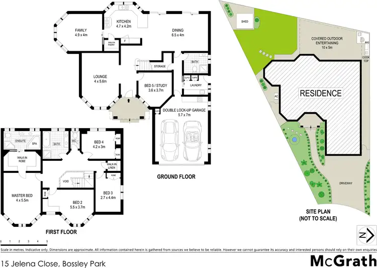 Floorplan of Homely house listing, 15 Jelena Close, Bossley Park NSW 2176