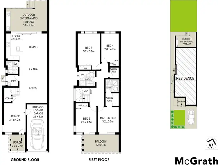 Floorplan of Homely house listing, 6A Gracemar Avenue, Panania NSW 2213