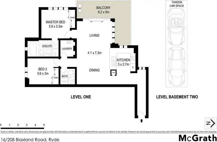 Floorplan of Homely apartment listing, 16/208 Blaxland Road, Ryde NSW 2112