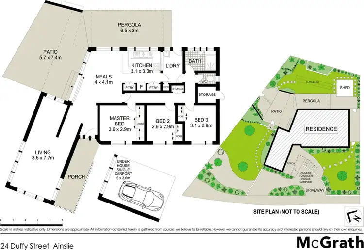 Floorplan of Homely house listing, 24 Duffy Street, Ainslie ACT 2602