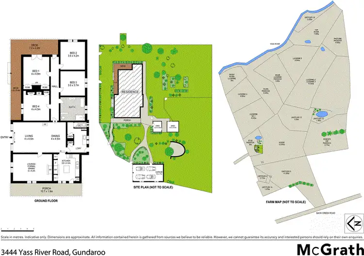 Floorplan of Homely rural property listing, 3444 Yass River Road, Gundaroo NSW 2620