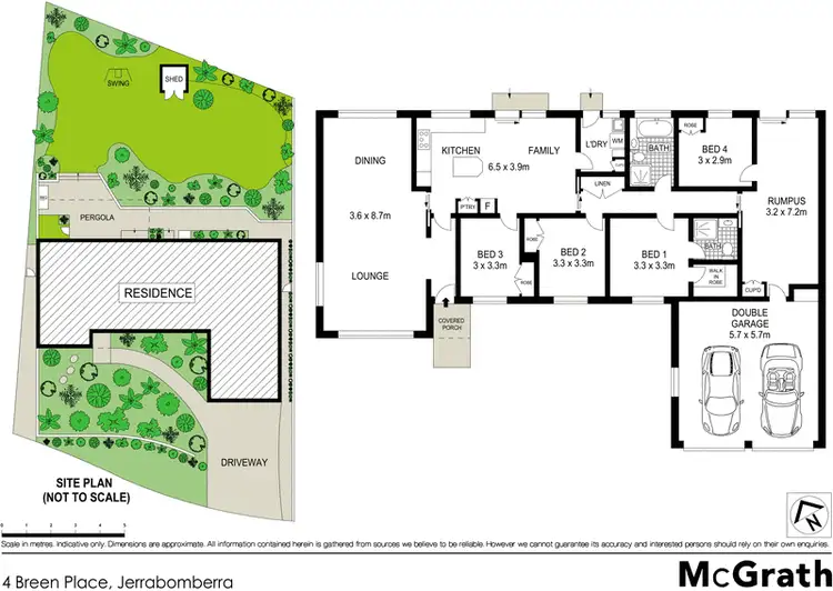 Floorplan of Homely house listing, 4 Breen Place, Jerrabomberra NSW 2619