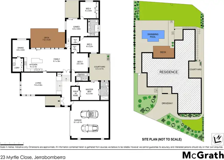 Floorplan of Homely house listing, 23 Myrtle Close, Jerrabomberra NSW 2619