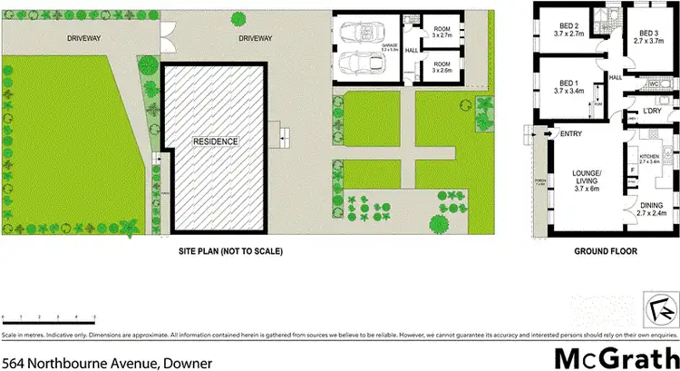 Floorplan of Homely house listing, 564 Northbourne Avenue, Downer ACT 2602