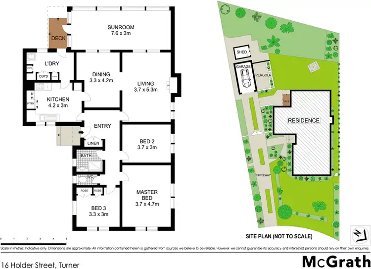 Floorplan of Homely house listing, 16 Holder Street, Turner ACT 2612