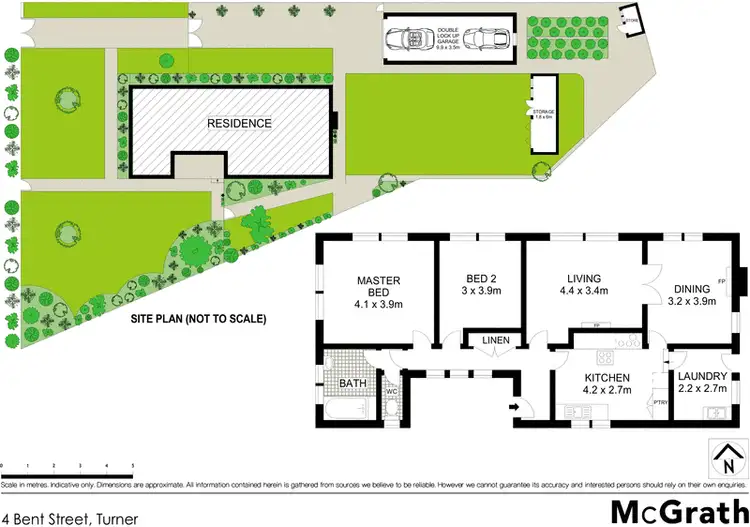 Floorplan of Homely house listing, 4 Bent Street, Turner ACT 2612