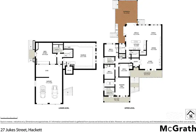 Floorplan of Homely house listing, 27 Jukes Street, Hackett ACT 2602