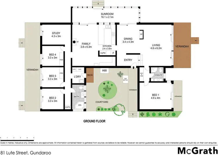 Floorplan of Homely house listing, 81 Lute Street, Gundaroo NSW 2620