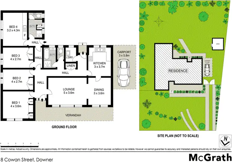 Floorplan of Homely house listing, 8 Cowan Street, Downer ACT 2602
