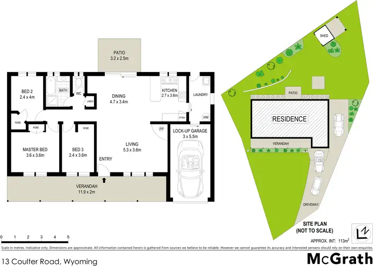 Floorplan of Homely house listing, 13 Coulter Road, Wyoming NSW 2250