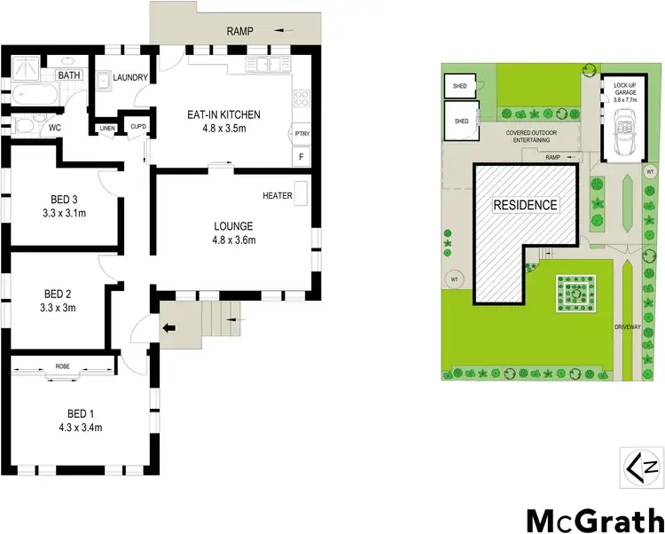 Floorplan of Homely house listing, 4 Pickett Avenue, Minto NSW 2566