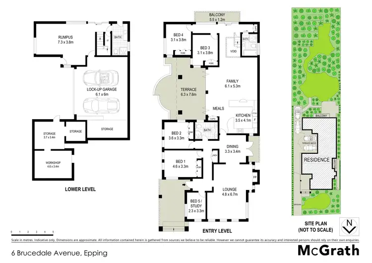 Floorplan of Homely house listing, 6 Brucedale Avenue, Epping NSW 2121