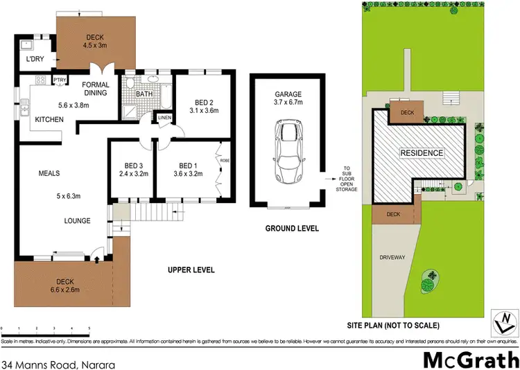 Floorplan of Homely house listing, 34 Manns Road, Narara NSW 2250