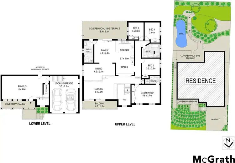 Floorplan of Homely house listing, 74 Beaumaris Drive, Menai NSW 2234