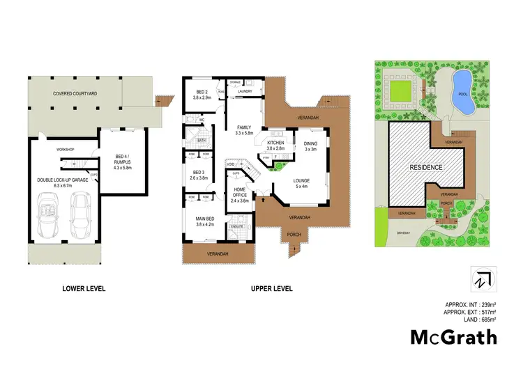 Floorplan of Homely house listing, 43 Wavecrest Drive, Castaways Beach QLD 4567