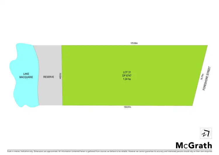 Floorplan of Homely land listing, Lot 31 Foreshore Street, Eraring NSW 2264