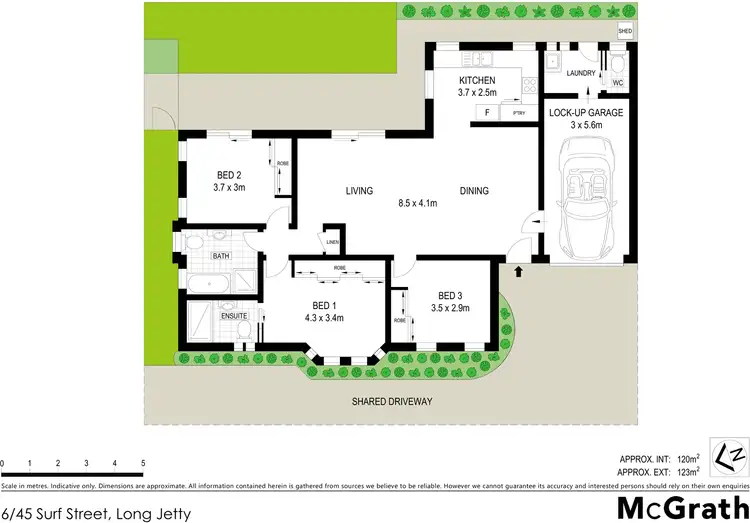 Floorplan of Homely villa listing, 6/45 Surf Street, Long Jetty NSW 2261