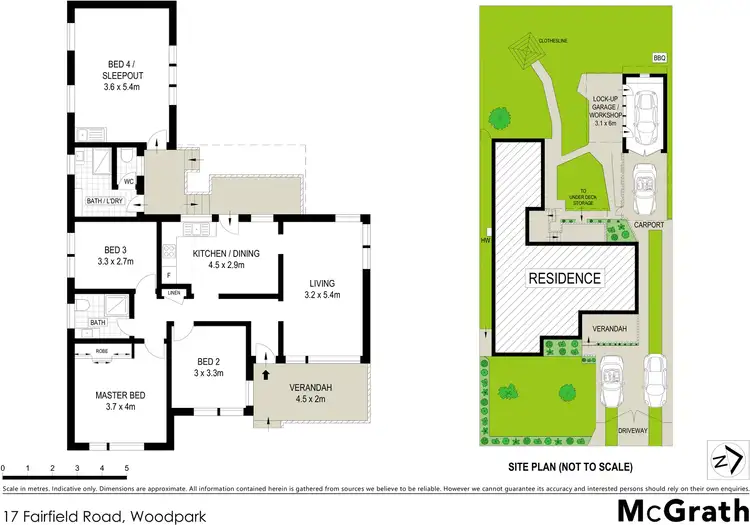 Floorplan of Homely house listing, 17 Fairfield Road, Woodpark NSW 2164