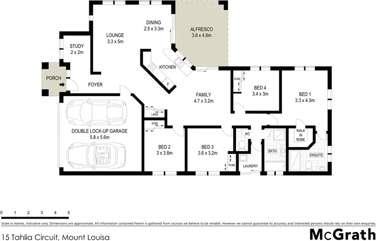 Floorplan of Homely house listing, 15 Tahlia Circuit, Mount Louisa QLD 4814