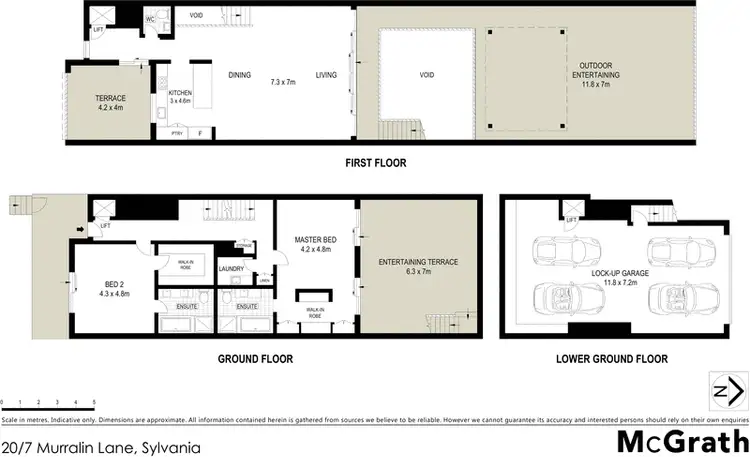 Floorplan of Homely apartment listing, 20/7 Murralin Lane, Sylvania NSW 2224