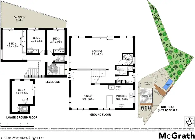 Floorplan of Homely house listing, 9 Kims Avenue, Lugarno NSW 2210