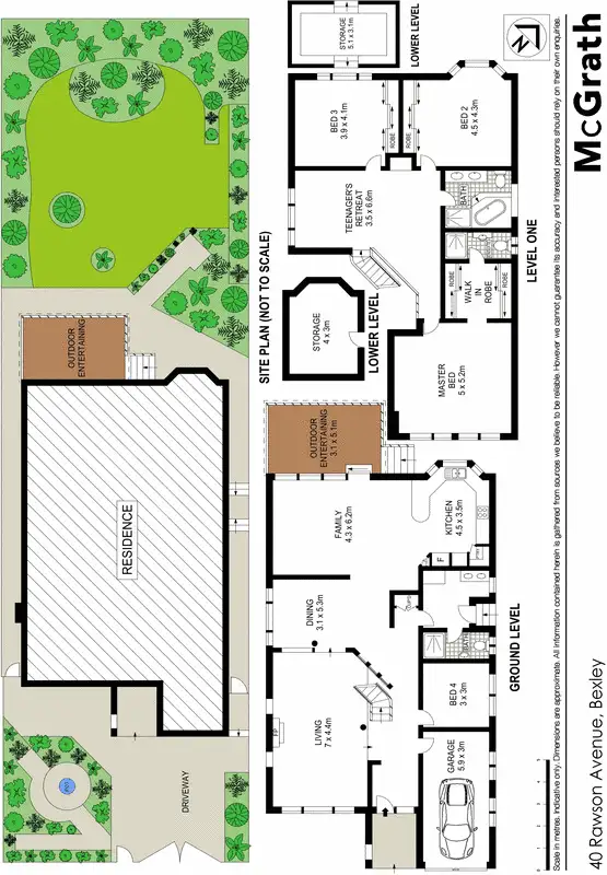 Floorplan of Homely house listing, 40 Rawson Avenue, Bexley NSW 2207