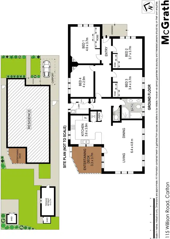 Floorplan of Homely house listing, 115 Willison Road, Carlton NSW 2218