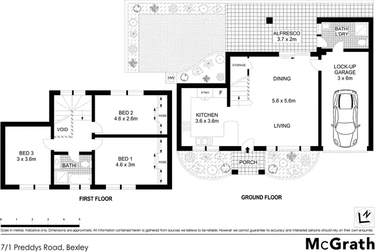 Floorplan of Homely unit listing, 7/1 Preddys Road, Bexley NSW 2207