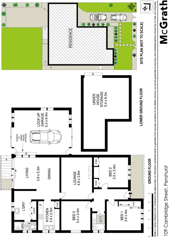 Floorplan of Homely house listing, 109 Cambridge Street, Penshurst NSW 2222