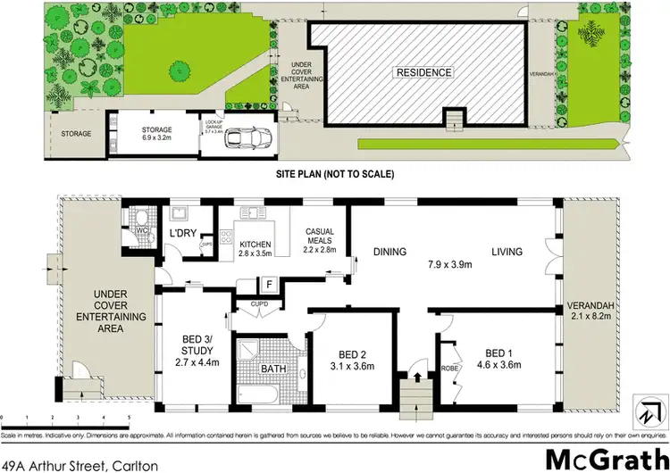 Floorplan of Homely house listing, 49A Arthur Street, Carlton NSW 2218