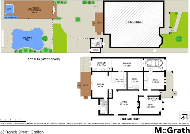 Floorplan of Homely house listing, 63 Francis Street, Carlton NSW 2218