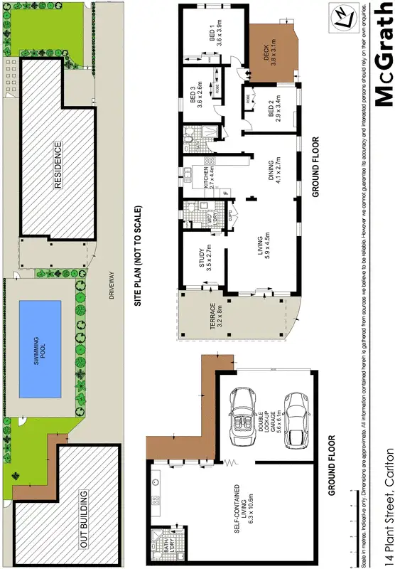 Floorplan of Homely house listing, 14 Plant Street, Carlton NSW 2218