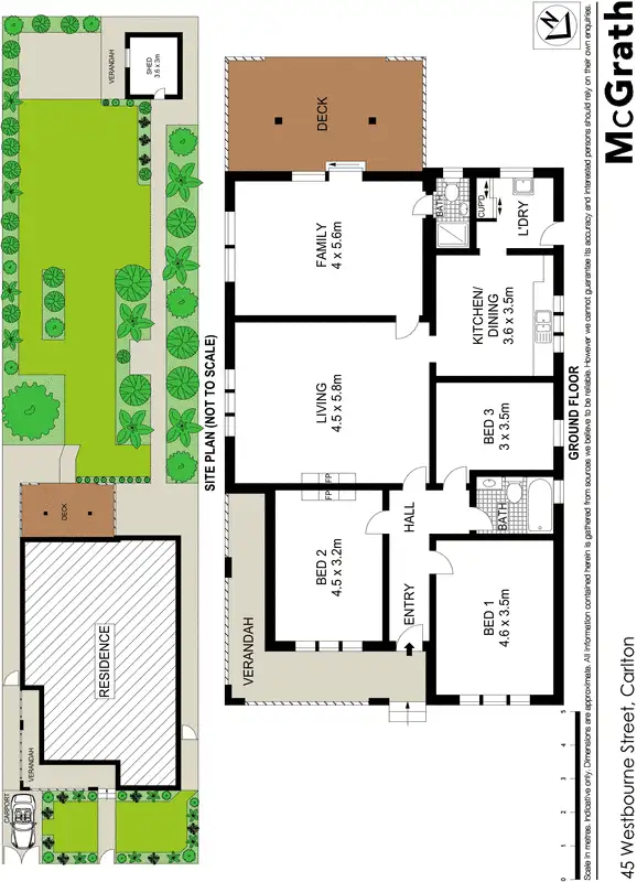 Floorplan of Homely house listing, 45 Westbourne Street, Carlton NSW 2218