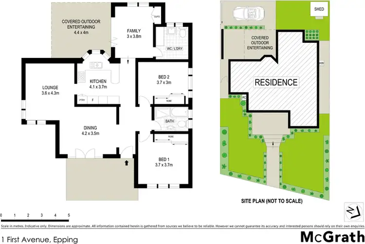 Floorplan of Homely house listing, 1 First Avenue, Epping NSW 2121