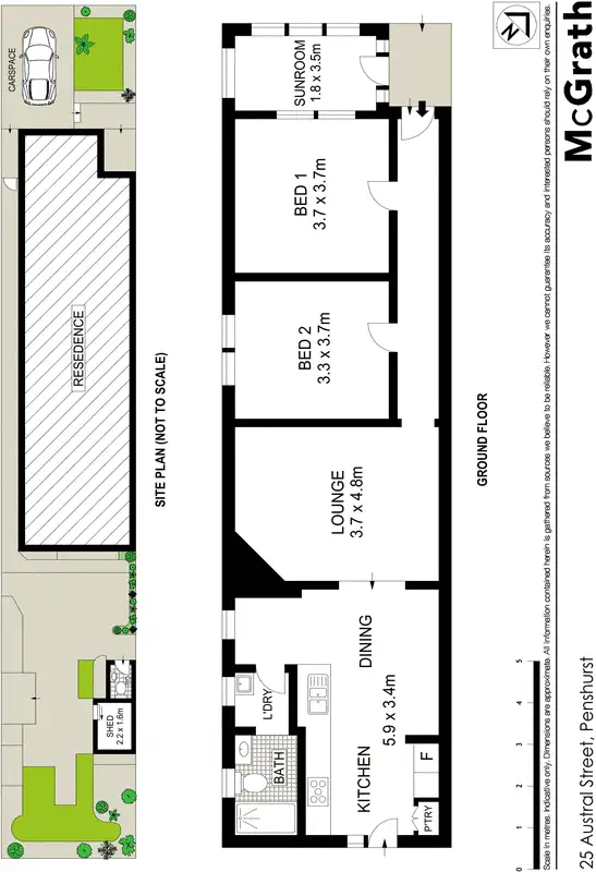 Floorplan of Homely house listing, 25 Austral Street, Penshurst NSW 2222