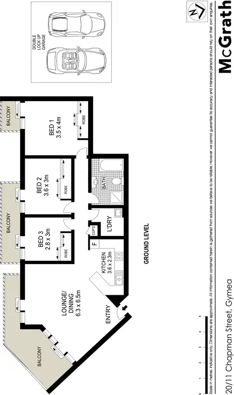 Floorplan of Homely apartment listing, 20/11 Chapman Street, Gymea NSW 2227