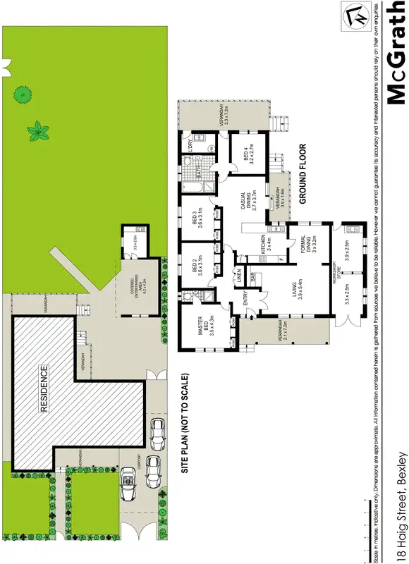 Floorplan of Homely house listing, 18 Haig Street, Bexley NSW 2207
